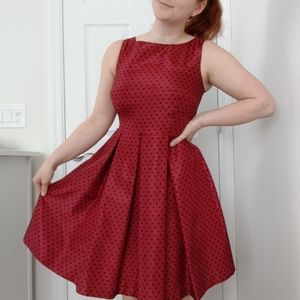 Retro polkadot dress